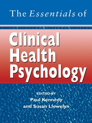 cover image of The Essentials of Clinical Health Psychology